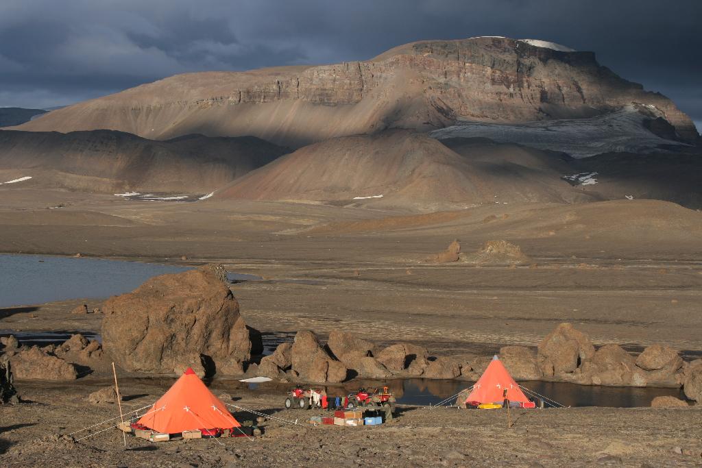 A Geology Field camp on James Ross Island, Northern Antarctic Peninsula, Tim Burton, BAS